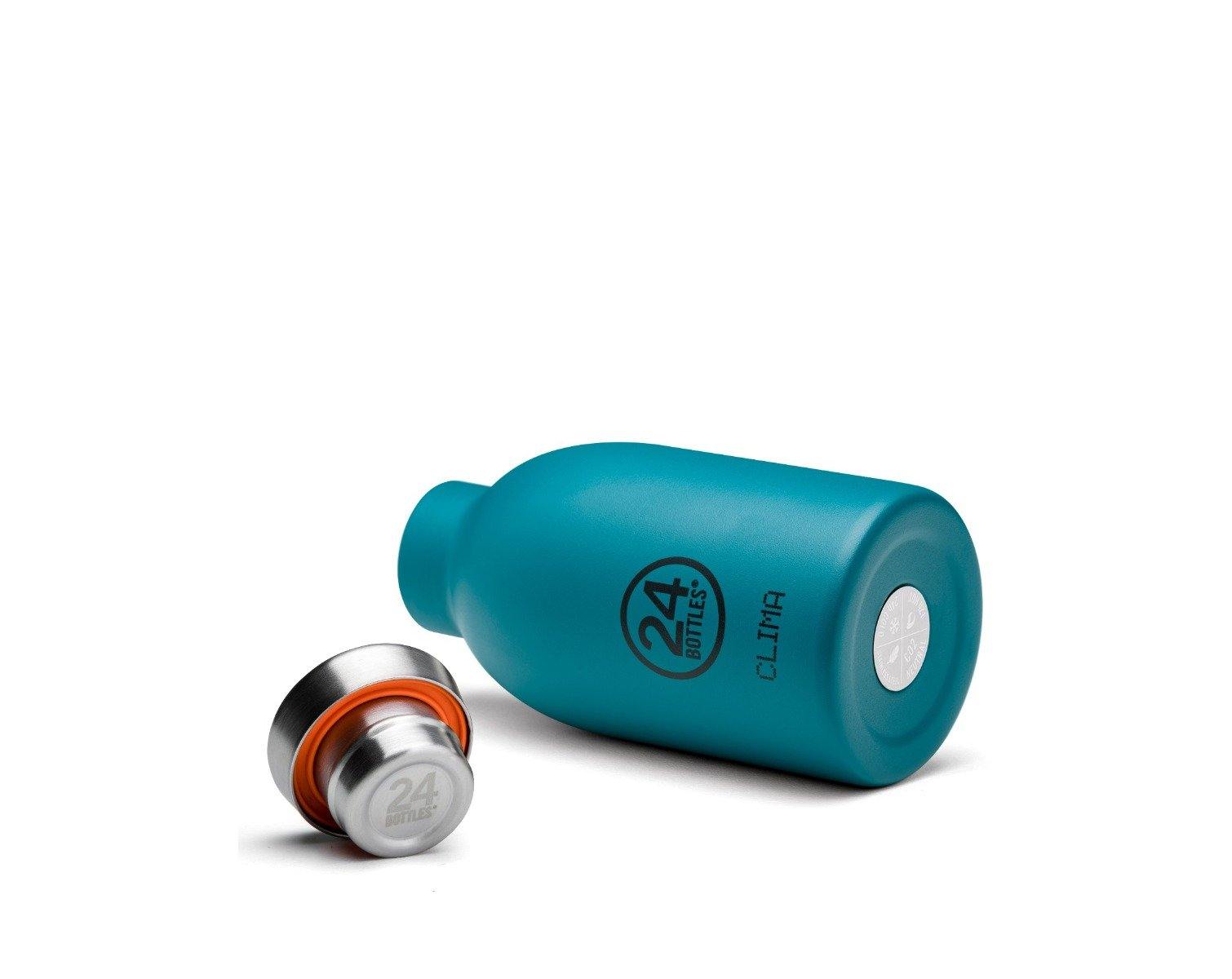 24Bottles Clima flaske, Petroleum - 330 ml, - Bahne